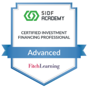 Fitch Learning and SIDF Advanced Course badge 
